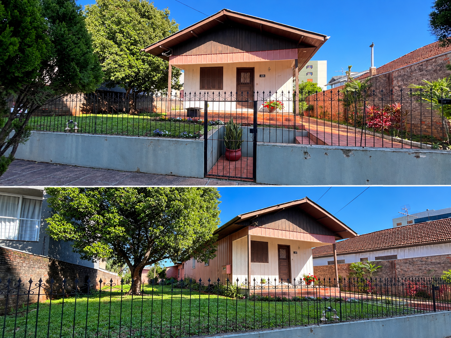 Terreno com casa mista à venda no Centro de Dois Irmãos/RS